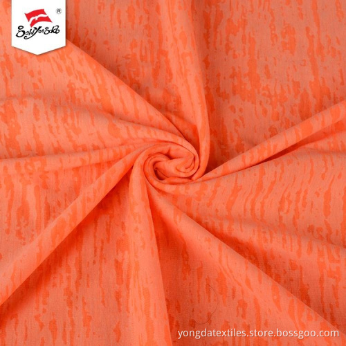Bright Color Polyester Knitted Print Fabrics Rayon